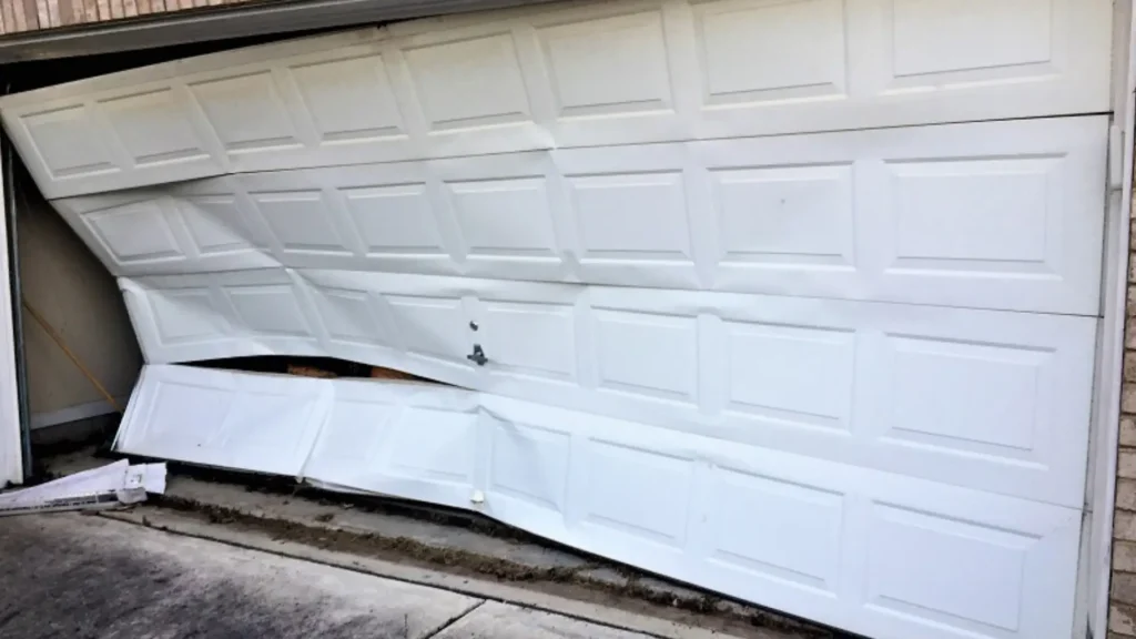 Emergency garage door